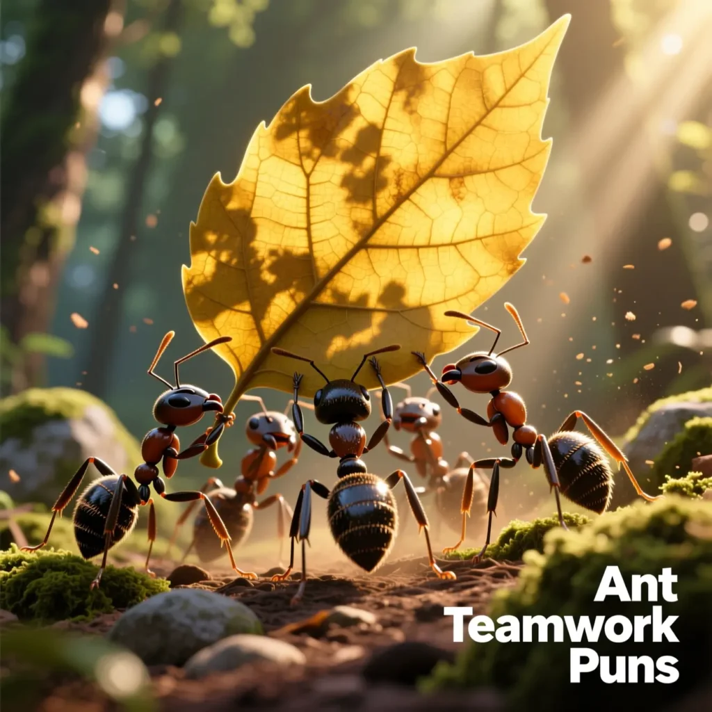Ant Teamwork & Motivation Puns