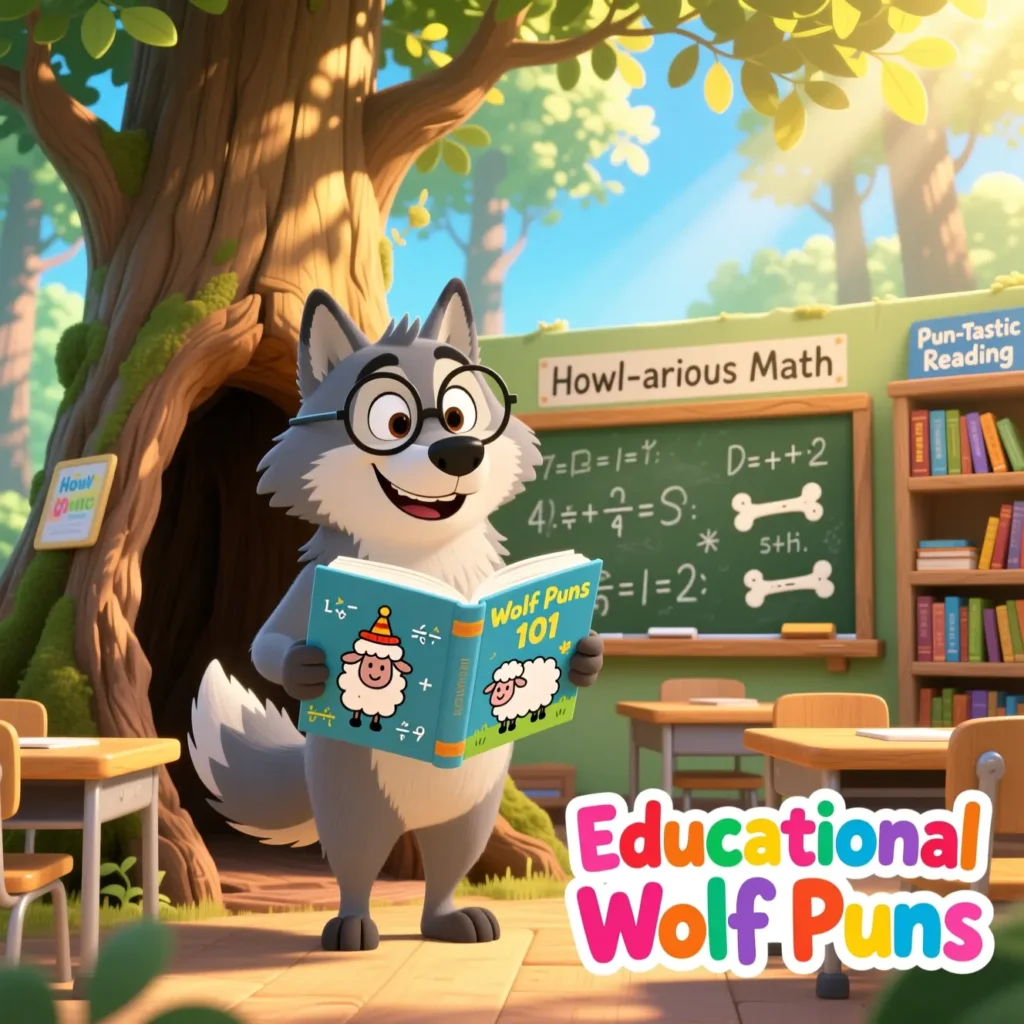 Educational Wolf Puns