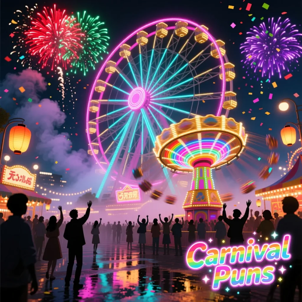 Nighttime Carnival Puns