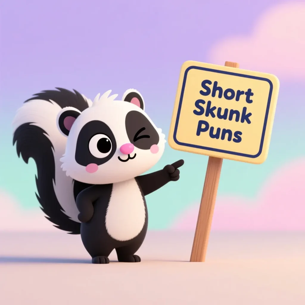 Short Skunk Puns