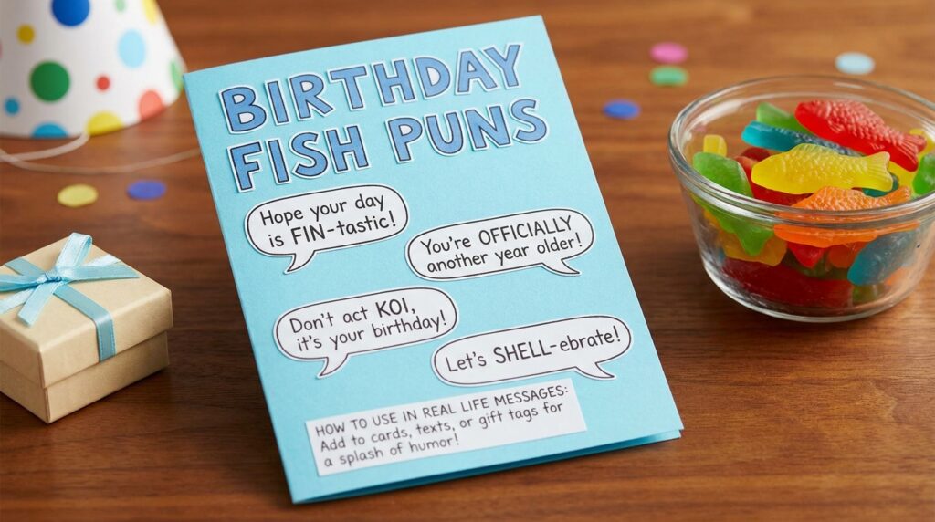 Birthday Fish Puns