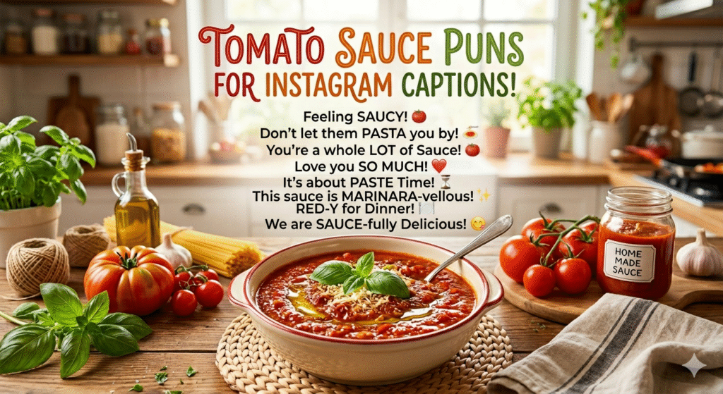 Tomato Sauce Puns