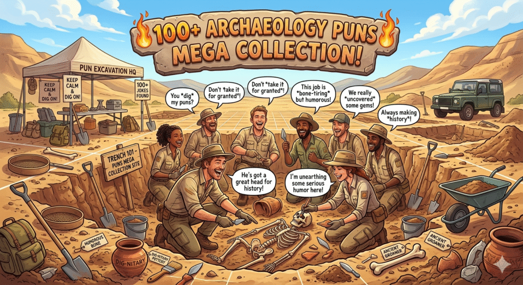 Archaeology Puns