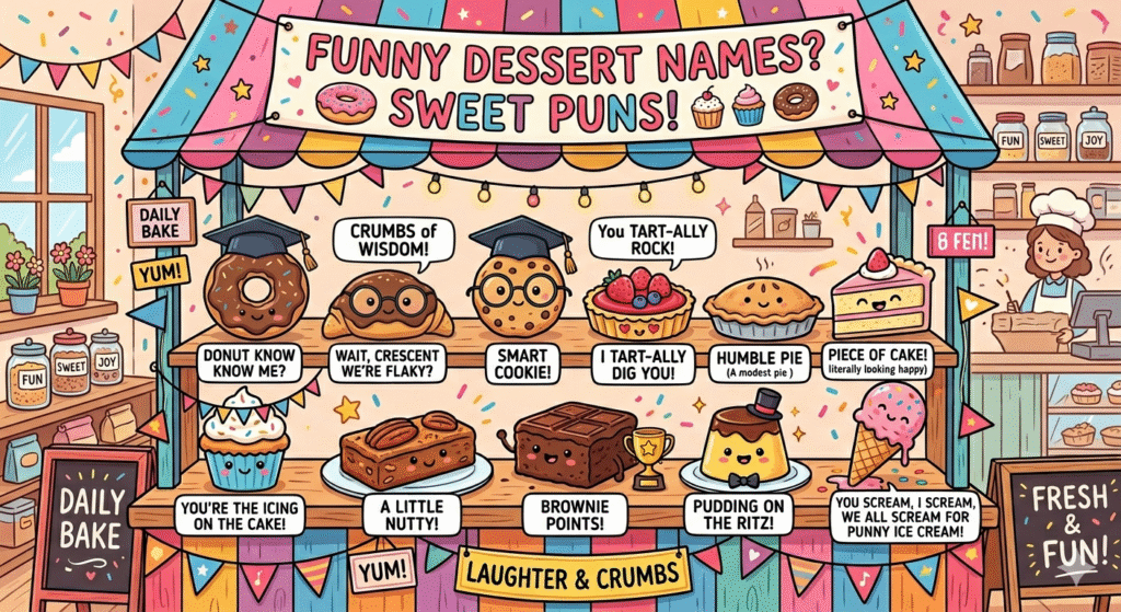 Sweet Dessert Puns