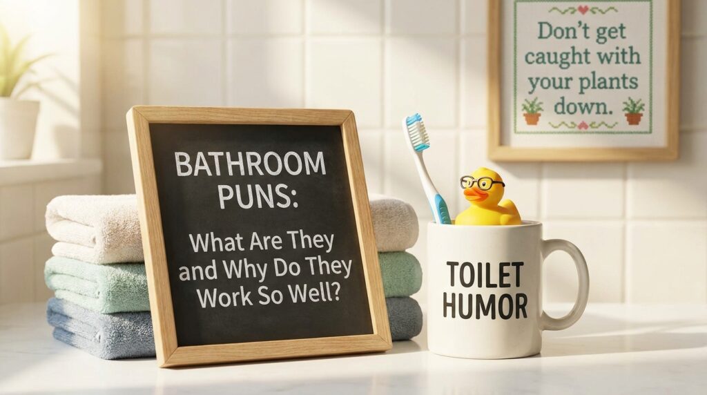 Bathroom puns