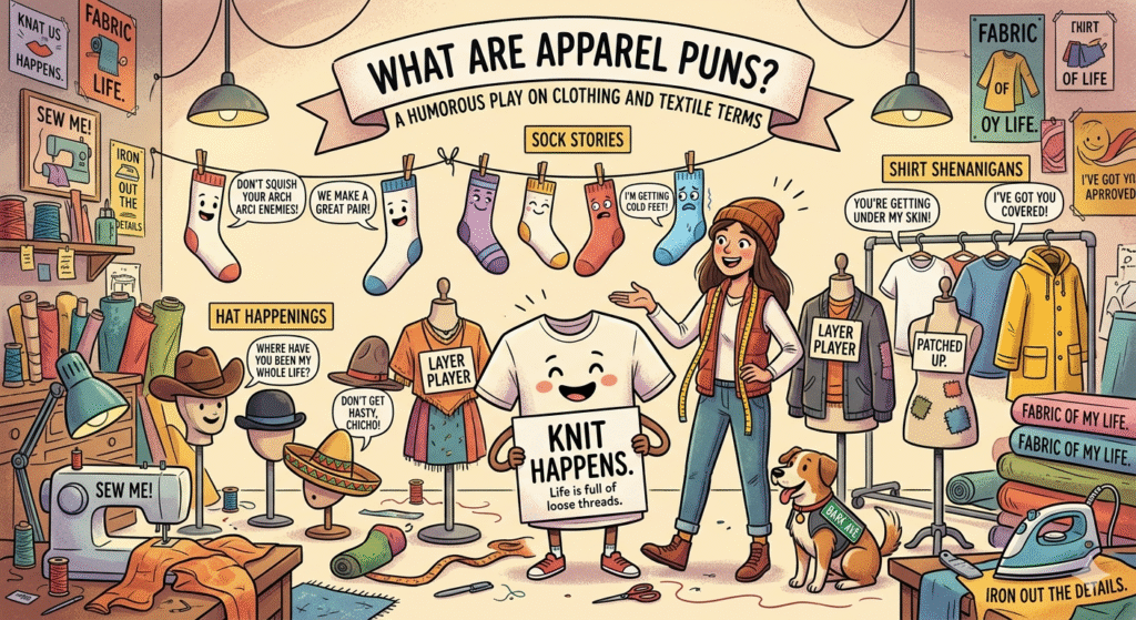 Apparel puns