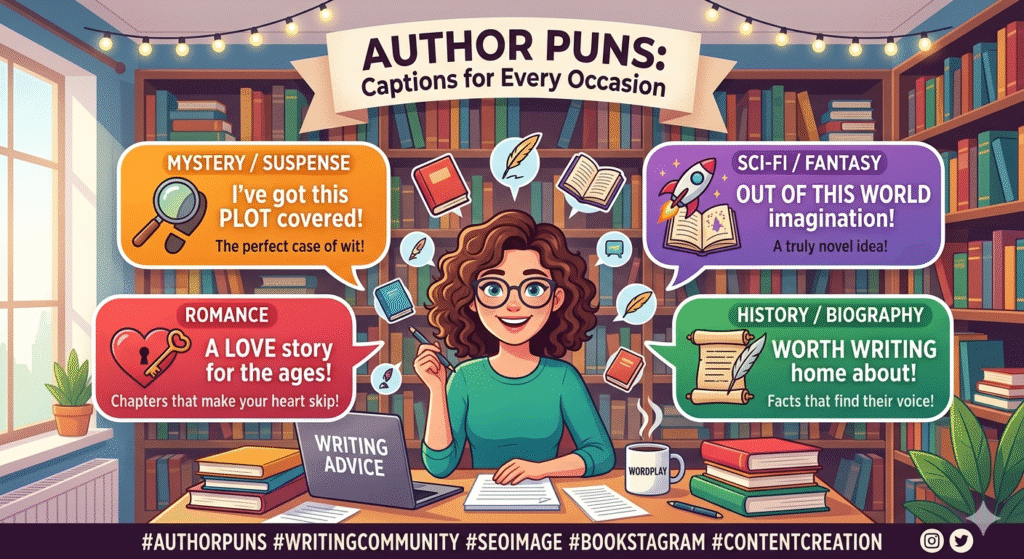 Author puns