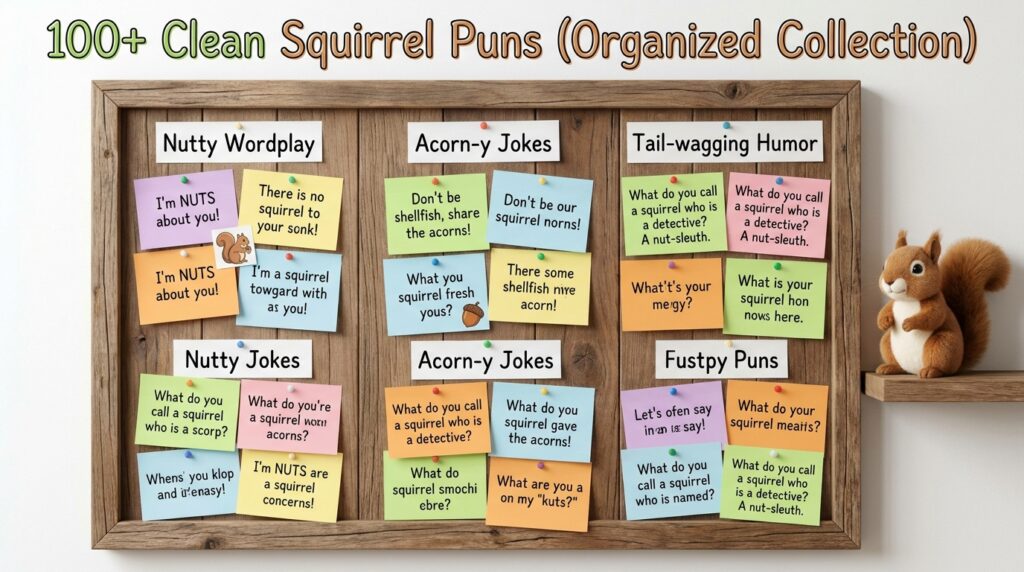Squirrel puns