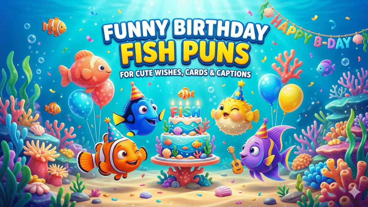 Birthday Fish Puns