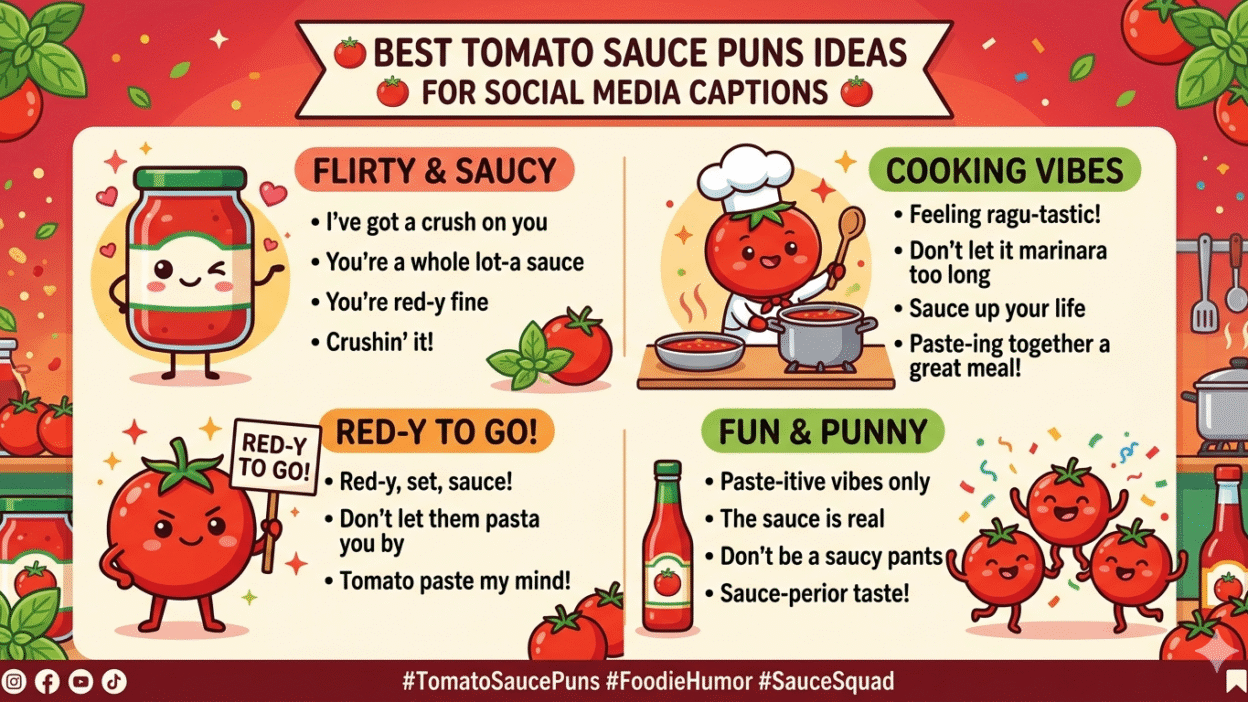 Tomato Sauce Puns