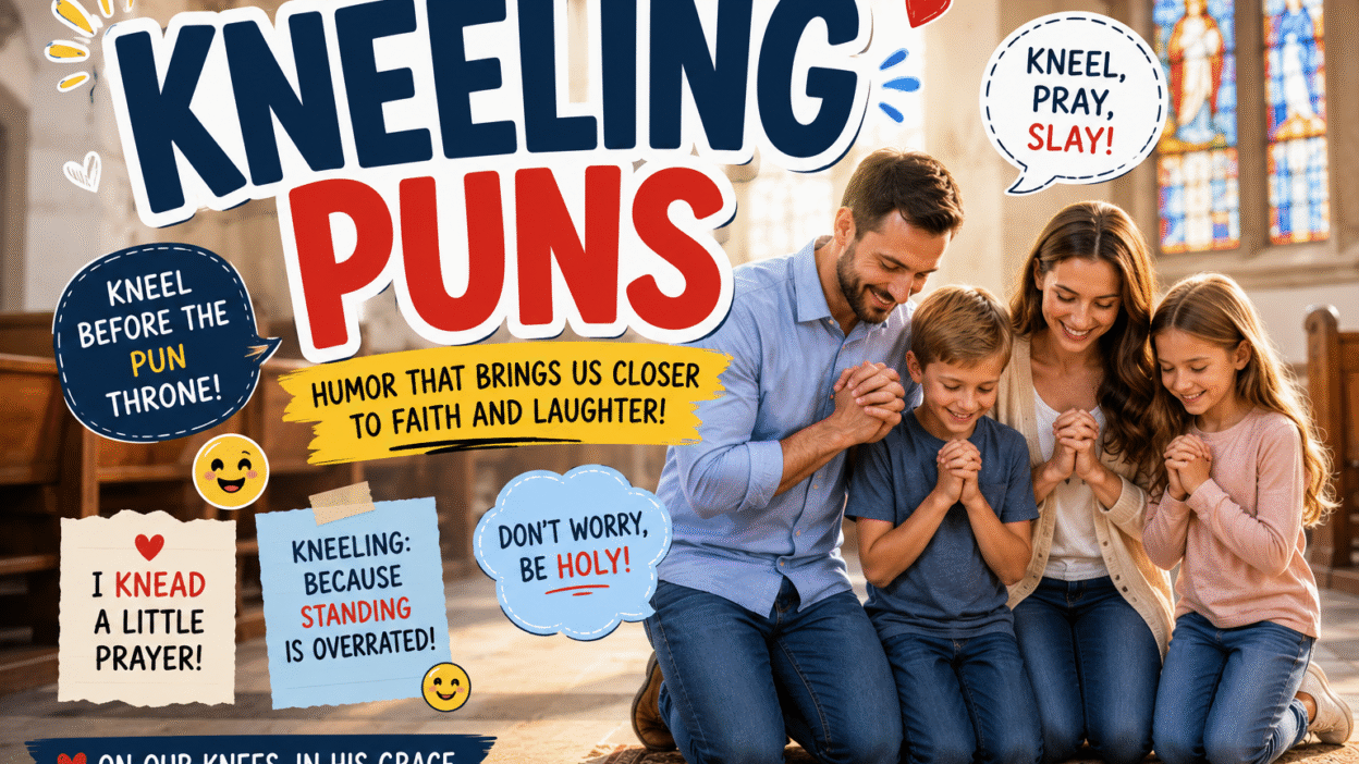 Kneeling puns